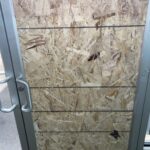 glass door emergency board up